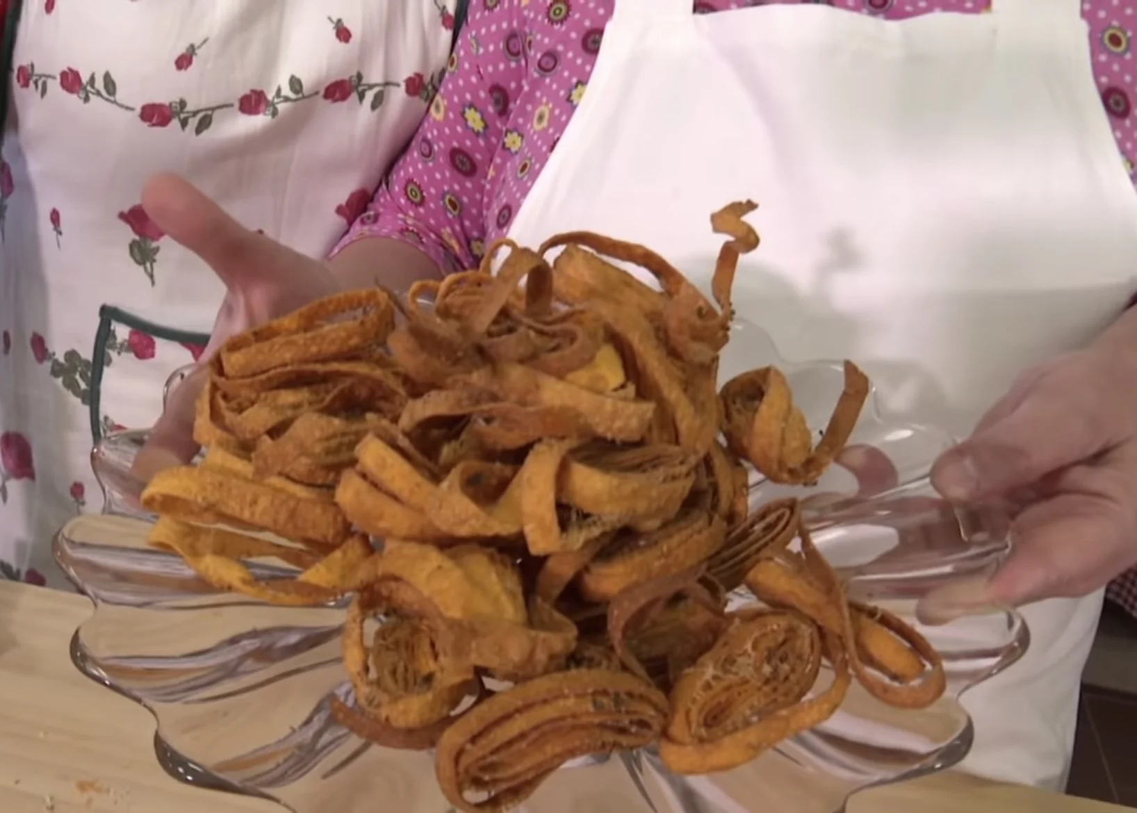 Tagliatelle rosse fritte