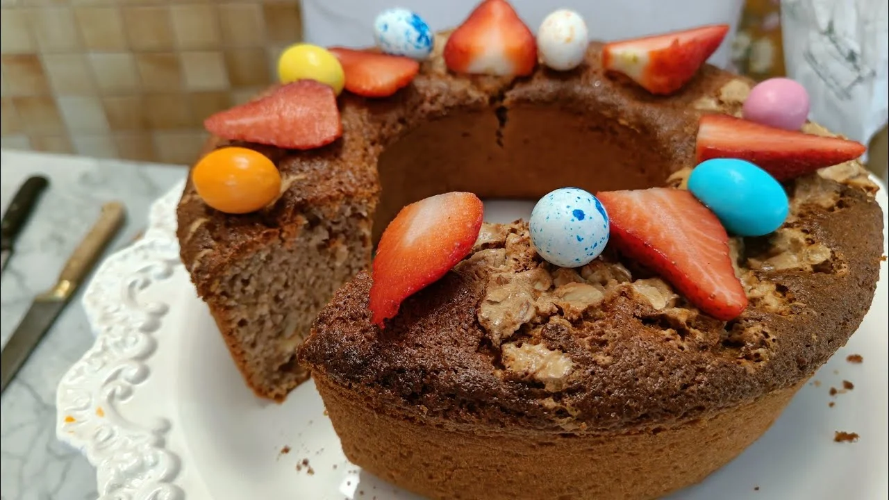 ciambella di fragole