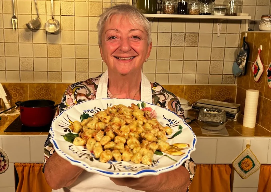 Gnocchi semola e funghi